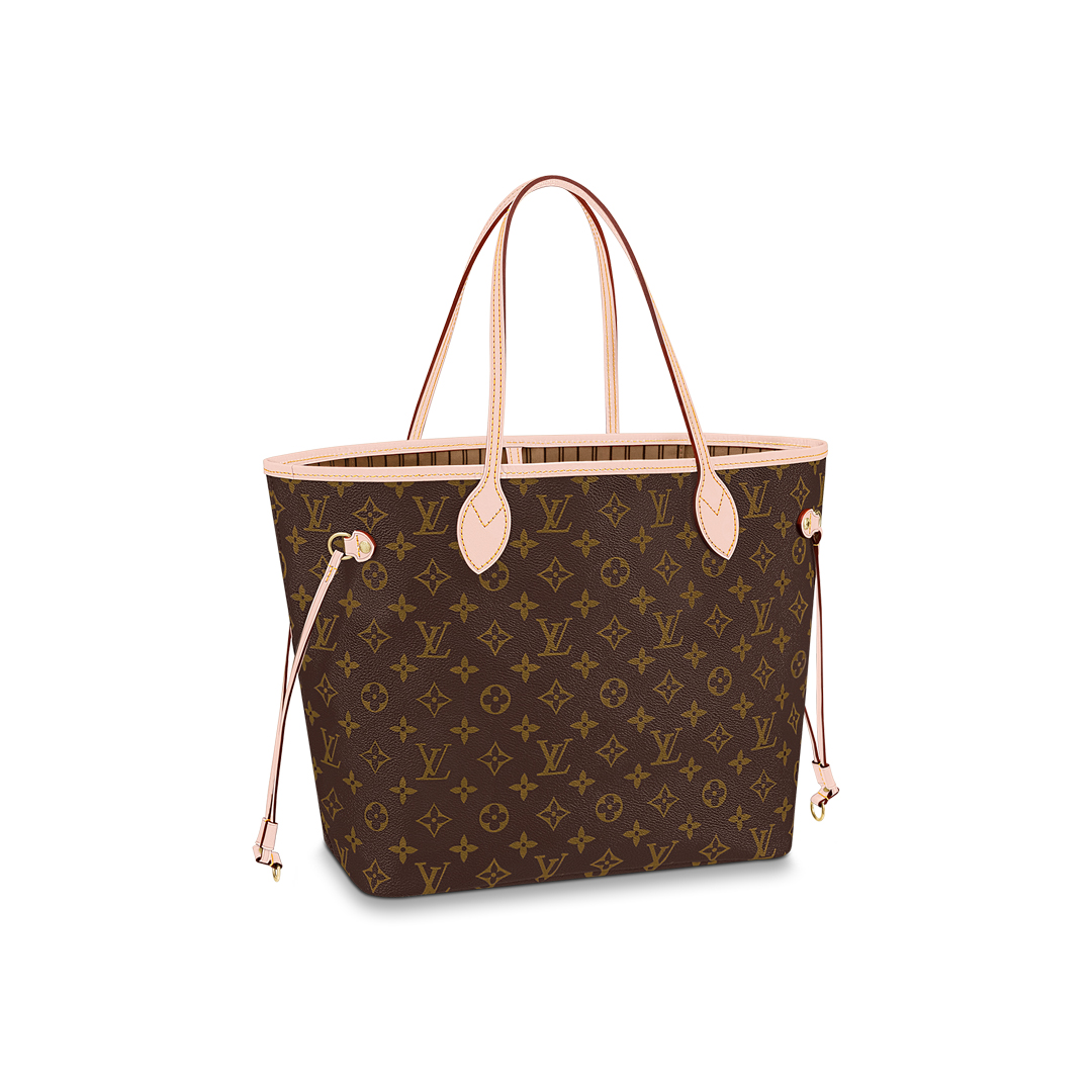 Louis Vuitton NEVERFULL MM Monogram Handbag M40995 Beige